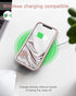 Dracool Liquid Silicone Cover Compatible with iPhone 12/iPhone 12 Pro Case and Built-in Screen Protector Shockproof 360 Full Body Protection for Women Girls 3 Layer Hybrid Soft Gel Rubber - Pink