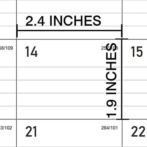 2022 Calendar - 2022 Desk Calendar, January 2022 - December 2022, 22" x 17", Desk / Wall Monthly Calendar, Desk Calendar 2022, Large Ruled Blocks with Julian Date for Planning and Organizing