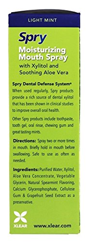 Xlear - Spry Rain Oral Mist Spray with All Natural Moisturizing Xylitol - 4.5 fl. oz.
