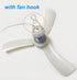 Portable Ceiling Fan Mini USB Tent Fans for Camping, Outdoor Hanging Gazebo Tents Ceiling Canopy Fan DC 5V Compatible Battery Power