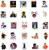 Bad Bunny Stickers| 50 Pcs | Larger Vinyl Waterproof Stickers for Laptop,Bumper,Water Bottles,Computer,Phone,Hard hat,Car Stickers and Decals,Bad Bunny Stickers for Hydro( Bad bunny-50)