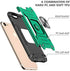 Reejax iPhone SE 2020 Case,iPhone 7 Case,iPhone 8 Case with Screen Protector,Heavy Duty Rugged Cover with Magnetic Ring Kickstand,Protective Phone Case for iPhone 7/8/SE 2020 Dark Green