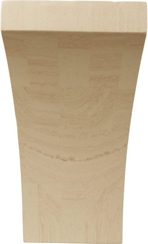 Ekena Millwork CORW03X03X06LWRW Small Lawson Wood Corbels, 3"W x 3 1/2"D x 6"H, Rubberwood