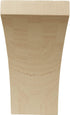 Ekena Millwork CORW03X03X06LWRW Small Lawson Wood Corbels, 3"W x 3 1/2"D x 6"H, Rubberwood