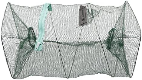 Saltwater Freshwater Fish Crayfish Crawdad Crab Lobster Prawn Trap Net