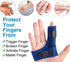 Sumifun Finger Brace, Trigger Finger Splint for Index Middle Ring Pinky Finger Arthritis Pain, Tendon Injury, Broken Mallet Finger Stabilizer Supports for Dislocated Knuckle Immobilizer Wrap for Right Hand