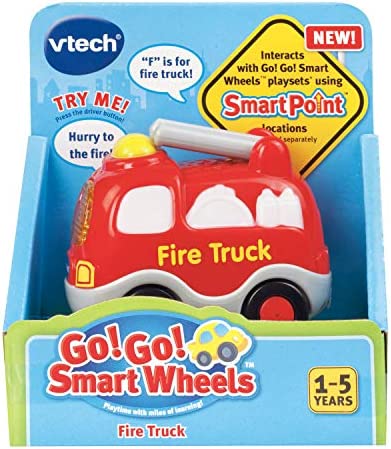 VTech Go! Go! Smart Wheels Fire Truck, Multicolor