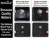 DaVoice 41mm Tripod Quick Release Plate Camera Mounting Parts Replacement for Ambico V-0552 V-0554, Sunpak 7500 Pro 7500tm 7575, Kalimar Pro-Tech V-40, Samsonite 1100 2601 Quantaray Tripod Mount 1 5/8