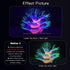 Bluecoco Soft Silica Gel Moves Naturally with Water Flow, Aquarium Decorations Glow in The Dark, Glowing Coral Ornaments for Fish Tank Decorations (Green, Anemone)