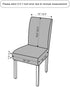 Genina Chair Covers for Dining Room Set of 4 Chair Covers Dining Chair Slipcovers Stretch Kitchen Parsons Chair Covers,Beige