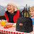 BALORAY Lunch Bag for Women Men Insulated Lunch Box for Adult Reusable Lunch Tote Bag for Work, Picnic, School or Travel (Black Starry)