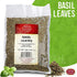 Dried Basil Leaves 7oz (200g) - Natural, Non-GMO, Vegan, Ayurveda Herb - by Spicy World