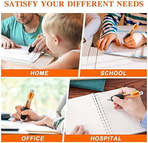 GALAGEE Big Fat Heavy Weighted Pens - Wide Grip Weighted Ballpoint Pens with Two Extra Refills - Hand Writing Aids for Tremors,Parkinsons,Autism,Carpal Tunnel,Arthritis or Fine Motor Skill Issue