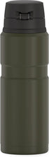 THERMOS Stainless King Vacuum-Insulated Drink Bottle, 24 Ounce, Matte Green