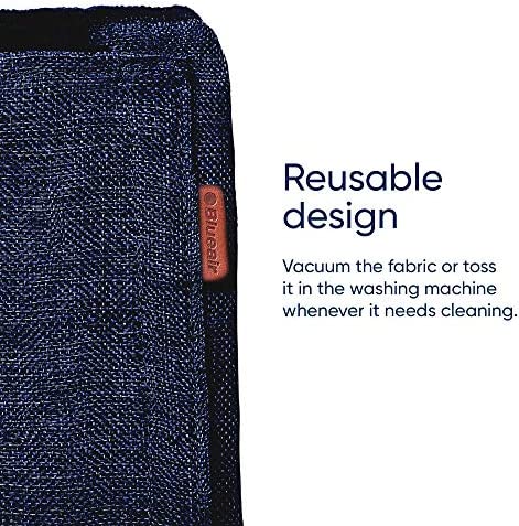 BLUEAIR Blue Pure 311 Auto Navy Pre-Filter, Washable Fabric Traps Pollen, Pet Hair & Dust, Night Waves