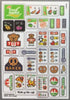 LEGO Signs and Decals Accessories (Xtra) 17 Total Pieces with 5 Decal Sheets