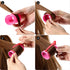 72 Pieces Magnetic Rollers Set 54 Pieces Plastic Hair Rollers and 18 Pieces Multicolor Plastic Duck Teeth Bows Hair Clips Hairdressing Curlers Tools for Men, Kids, Women