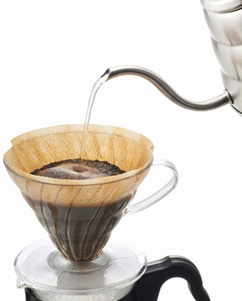Hario V60 Plastic Coffee Dripper, Size 02, Clear