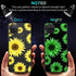 BENTOBEN Samsung A12 Case, Galaxy A12 Case, Slim Fit Glow in The Dark Soft Flexible Bumper Protective Shockproof Anti Scratch Non-Slip Cute Phone Cases for Samsung Galaxy A12, Sunflower Design