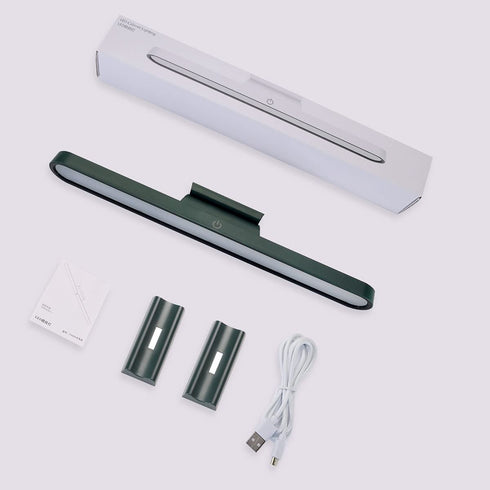 Funland Stick on Lights, Dimmable Wireless Magnetic Touch Lights Stick on Kitchen Closet Wall Bed Headboard, Rechargeable Under Cabinet Lighting Battery Operated (Green), (VN004)