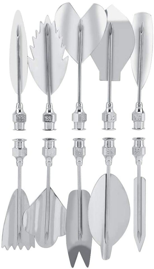 Stainless Jelly Molds, 3D Gelatin Jelly Molds Stainless Steel DIY Pudding Art Needle Syringe Cake Decorating Tool mold kit Stainless Jelly Art(?35100‘M))