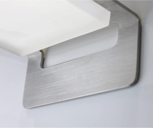 Frafuo Shower Soap Holder for Shower Wall -Minimalist Design SUS 304 Shower Soap Dish for Shower Wall-No Drilling Bar Soap Holder for Shower-Soap Dished for Bar Soap Max Bearing 10LB