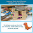 LELEMON Puzzles for Kids Ages 4-8,Dinosaur Puzzle 100 Piece Puzzles for Kids,Educational Kids Puzzles Jigsaw Puzzles in a Metal Box,Children100 Piece Puzzle Games Puzzle Toys for Girls and Boys