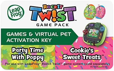 LeapFrog RockIt Twist Dual Game Pack: Trolls Party Time With Poppy and Cookie's Sweet Treats