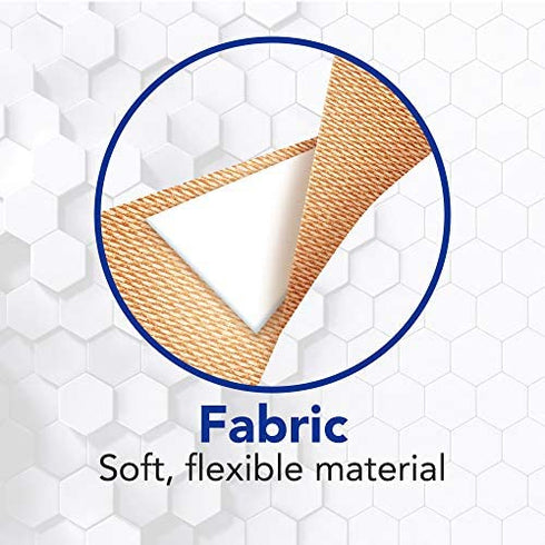 All Health Flexible Fabric Adhesive Bandages, 1 in x 3 in, 100 ct| Flexible Protection for First Aid and Wound Care