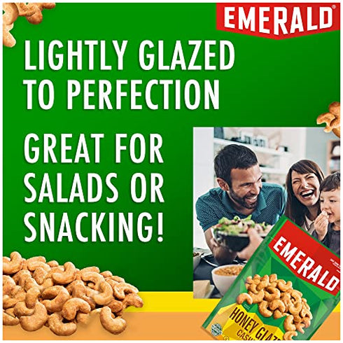 Emerald Nuts Honey Glazed Cashews, 5 Oz