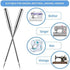 Sewing Machine Needles, 50 Count, Universal Regular Point for Singer, Brother, Janome, Varmax, Sizes HAX1 65/9, 75/11, 90/14, 100/16, 110/18