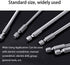8pcs 6 Inch (150mm) Length 1/4 Inch Hex Shank Torx Head Screw Driver Bit Set Security Tamp er Proof Star 6 Point Screwdriver Kit Tools T8/T10/T15/T20/T25/T27/T30/T40