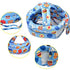 IULONEE Baby Infant Toddler Helmet No Bump Safety Head Cushion Bumper Bonnet Adjustable Protective Cap Child Safety Headguard Hat for Running Walking Crawling Safety Helmet for Kid (Blue Ball)