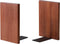 muso wood Sapele Bookends,Pack of 1 Pairs?7.1"x4.7",Wooden Book End for Shelves,Office Desk Book Stand