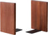 muso wood Sapele Bookends,Pack of 1 Pairs?7.1"x4.7",Wooden Book End for Shelves,Office Desk Book Stand