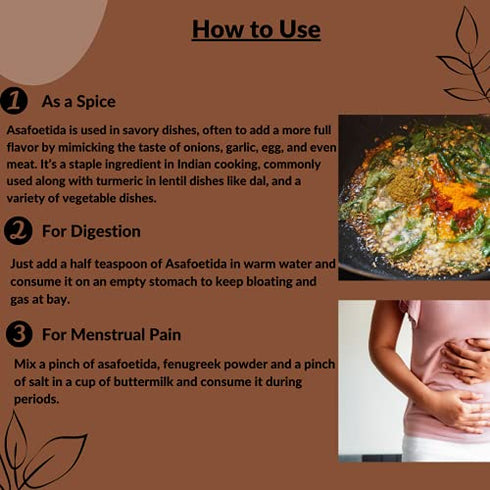 Asafoetida Powder ( Hing)( Asafetida ) by mi nature| 100% Pure and Natural | 227g( 8oz)(0.5lb) | Indian spice for cooking| From India | 100% ONLY ASAFOETIDA POWDER-no external additives added.