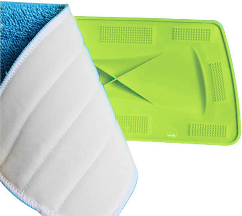 5 Pack Microfiber Mop Pads Head Wet Dry Mops Refill for 15" Flat Mop Base Blue