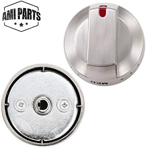 AMI PARTS DG64-00473A Range Burner Dial Knob Range Oven Knob Replacement for Samsung Gas Range NX58F5700WS NX58K7850SS NX58H5600SS NX58J7750SS NX58H5650WS NX58M6850SS