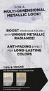 Got2b Metallic Permanent Hair Color, M71 Metallic Silver