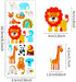 UPINS 200 Counts 3D Animal Puffy Small Stickers Sheets Bulk for Kids Toddlers, Foam Sticker Books for Kids