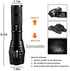 IR illuminator Flashlight, UltraFire 850nm Focus Adjustable IR Led Flashlight Infrared Light Torch for Night Vision, Coyote Hog Predator Hunting