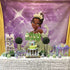 YCKens Happy Birthday Cake Topper for Tiana - The Princess Tiana and The Frog Cake Decorations Party Cake Decors for Girls (Double-sided)