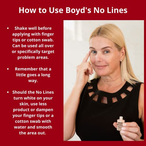 Boyd's Renoir No Lines Temporary Wrinkle Remover- For Forehead, Eyes, Lips, 0.5 fl oz