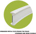 KXLife Flexible Bendable Ceiling Curtain Track, Curved Ceiling Track for Curtains, Room Divider Ceiling Track System (8 ft)