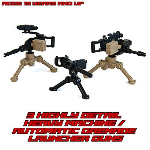 Trendyz Ultimate Military Army Outpost Weapon Pack Toy for Custom Bricks Minifigures