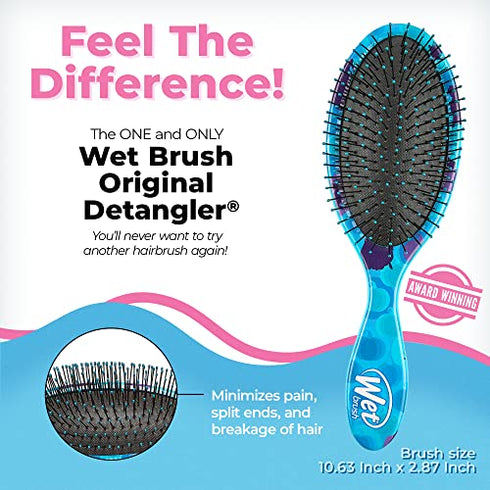 Wet Brush Disney Original Detangler Hair Brush - Cinderella - Comb for Women, Men and Kids - Wet or Dry – Removes Knots and Tangles - Natural, Straight, Thick and Curly Hair – Pain-Free
