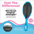 Wet Brush Disney Original Detangler Hair Brush - Cinderella - Comb for Women, Men and Kids - Wet or Dry – Removes Knots and Tangles - Natural, Straight, Thick and Curly Hair – Pain-Free