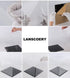 LANSCOERY Clear Acrylic Display Case Assemble Countertop Box Cube Organizer Stand Dustproof Protection Showcase for Action Figures Toys Collectibles (4x4x6inch; 10x10x15cm)