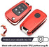 Compatible with Chevy Chevrolet Equinox Encore Camaro Cruze Malibu Impala Buick Regal Lacrosse GMC Terrain Red TPU Key Fob Cover Case Remote Holder Skin Protector Keyless Entry Sleeve Accessories