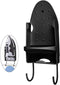 Oranlife Ironing Board Hanger Wall Mount Electric Iron Holder Ironing Board Rack Household Bathroom Shelf - for Max 5 inch Width - Black
